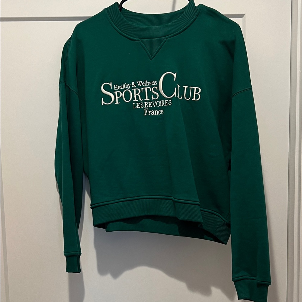 Mango Green Sports Club Sweatshirt